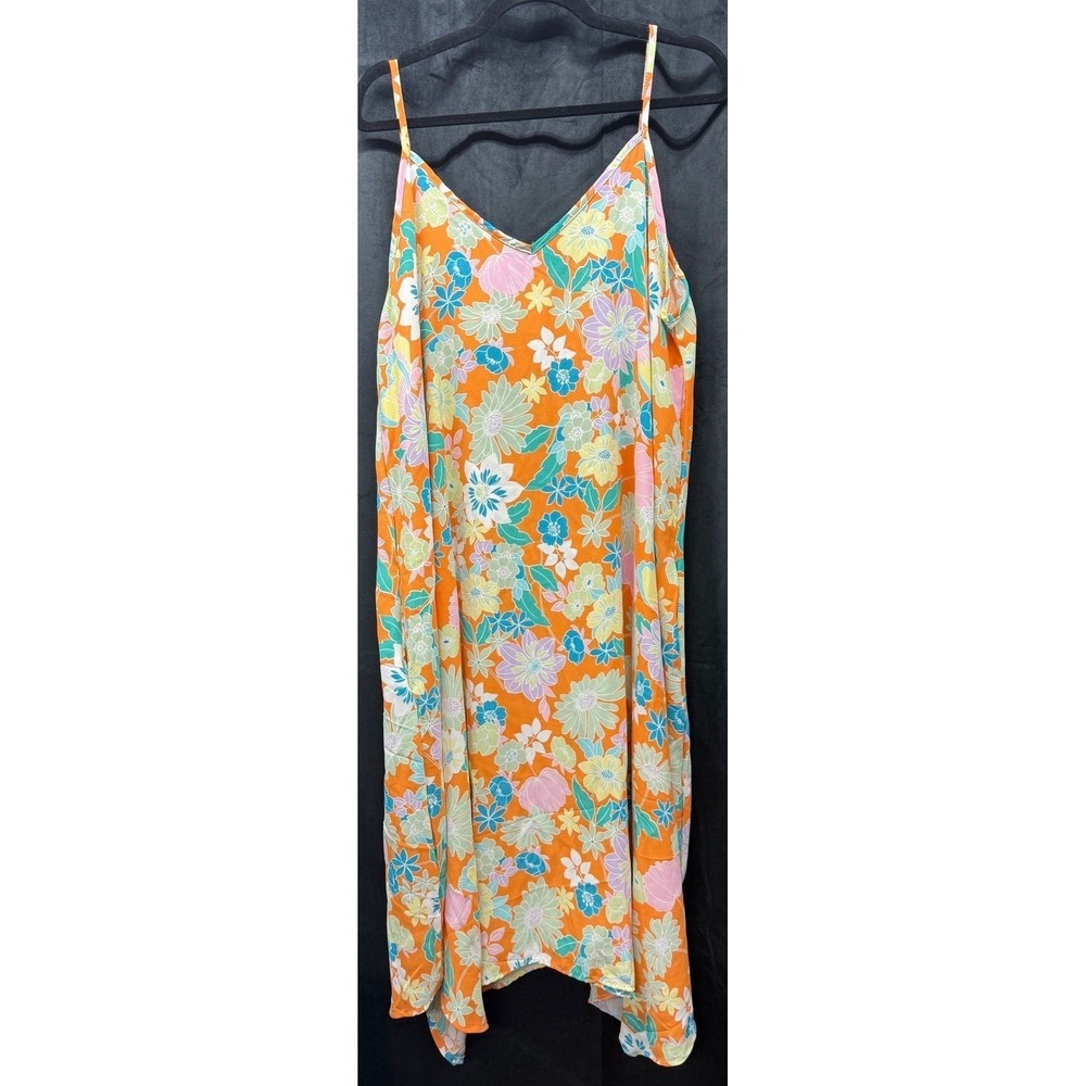 HEIMISH U.S.A Sz‎ 3XL PTP 24.5" Lightweight Floral Summer Midi Maxi Dress